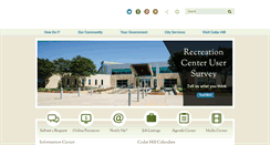 Desktop Screenshot of cedarhilltx.com